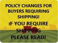 BUYERS NEEDING SHIPPING MUST READ