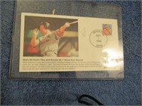 1998 Baseball Mark McGwire Home  Envelope