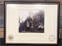 Framed Civil War Printed Photograph - A