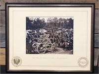 Framed Civil War Printed Photograph - G