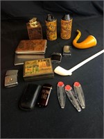 Collection of Vintage Tobacco Items