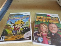 WII WHEEL OF FORTUNE NEW AND DRAWN TO LIFE NEW