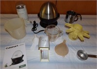 cusinart egg cooker ,scale , meausering cups