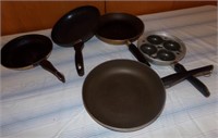 5 frying pans