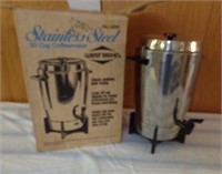 30 cup stainless steel coffee pot (Westbend)