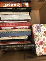 Variety of Cookbooks & Recipe Box