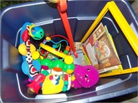 box of childrens toys