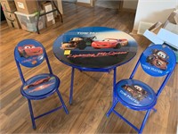 Tow Mater/Lightning McQueen Kids' Table/Chairs