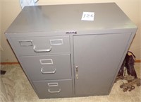 3 drawer 1 door file cabinet