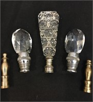 Asst, of Lamp Finials (5)