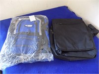 Backpack(new in bag) & Cross Shoulder Laptop Bag