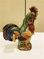 Brightly Colored Ceramic Rooster