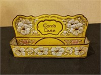 Vintage Tin Comb Case