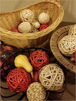 Assortment of Decorative Balls