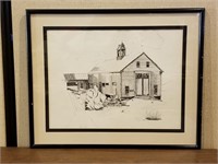 Barn Litho II By Brownell