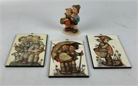 Hummel "Surprise" Figurine & Wall Plaques