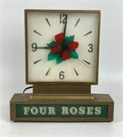 Vintage "Four Roses" Electric Clock