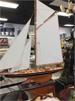 Wooden sailing vessel