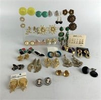Selection of Costume Jewelry Earrings