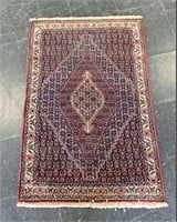 Persian Wool Area Rug Made in Iran 2' X 4'