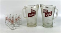 Schlitz Beer Pitchers & Glasses