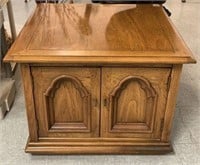 Side Table with Cabinet