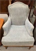 Chenille Upholstered Armchair