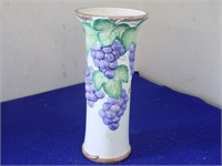 Vintage Fitz & Floyd Grape Arbor Vase 11in tall