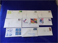 Lot #2 of First Day Covers(9)
