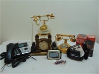 Telephones & Clocks