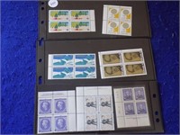 7 Blocks of 4 Canadian Stamps