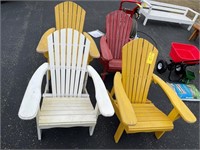 4-Adarondack chairs