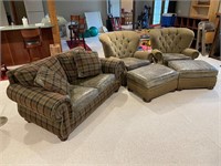 Living Room Set--Love seat, 2-chairs
