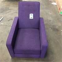 Teagan Red Accent Chair, Purple