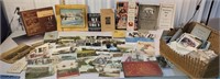 Very large lot of travel postcards including