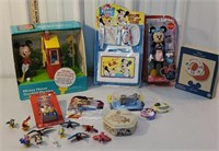 Box Walt Disney items including Mickey Mouse