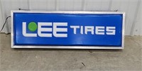 Lee tires light up sign
