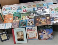 Box of children's books including Winnie the