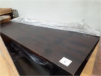 Large Dark Brown Wood Table (approx. 3' x 12')