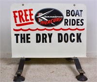 The Dry Dock Cheyenne Kiekhaefer Mercury Boat Sign