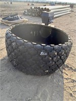 Rubber 4.5ft Round Feeder