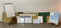 (17) Assorted White Boards and Cork Boards