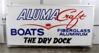 Large ALUMACRAFT Boats The DRY DOCK Light Up Sign