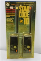 Vintage GE Star Code 10 Walkie Talkies