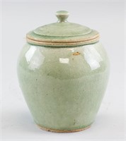Chinese Longquan Porcelain Jar with Lid
