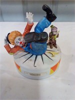 Lionstone bourbon clown decanter 1978