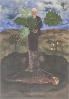 Frida Kahlo Mexican Signed Lithograph