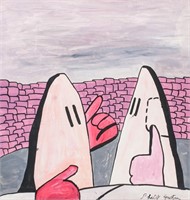 Philip Guston Canadian-American Oil on Canvas