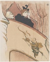 Henri Toulouse-Lautrec French Signed Linocut