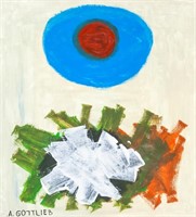 Adolph Gottlieb American Abstract Oil on Canvas
